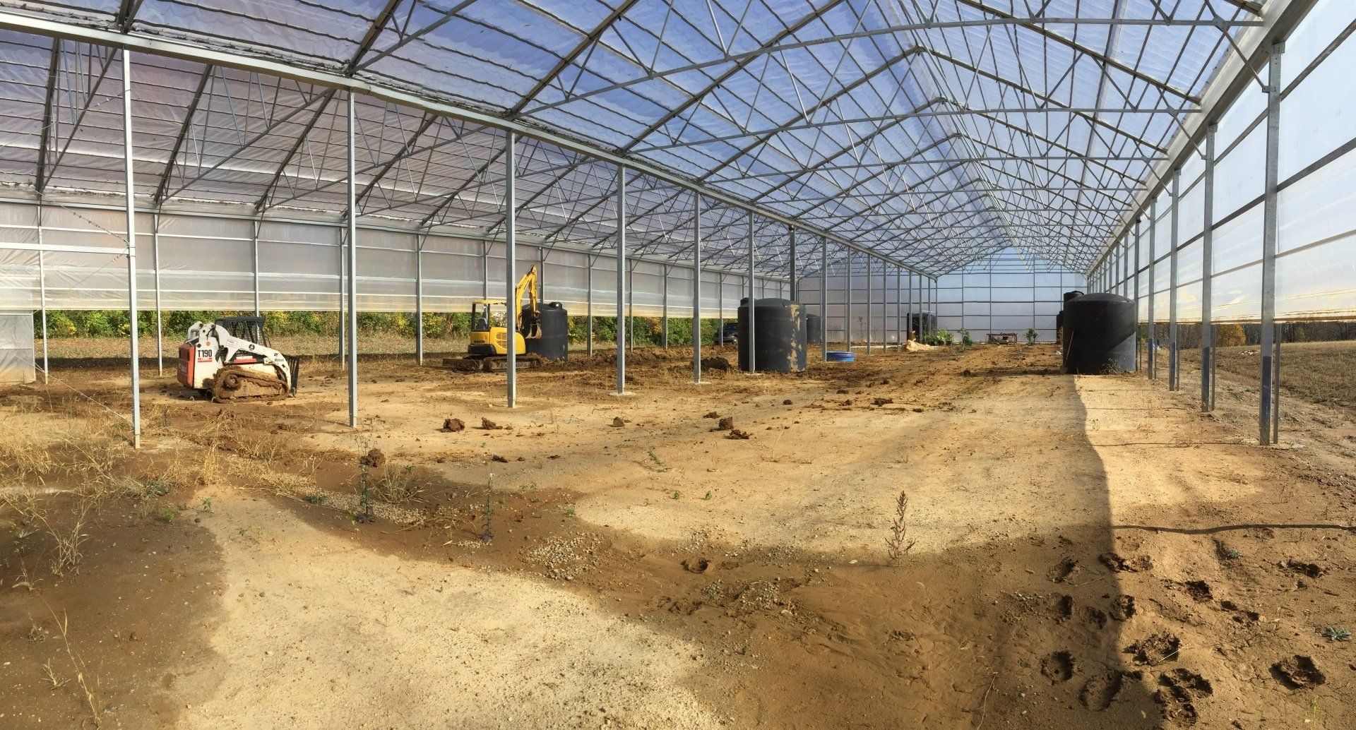 greenhouse irrigation rainwater harvesting