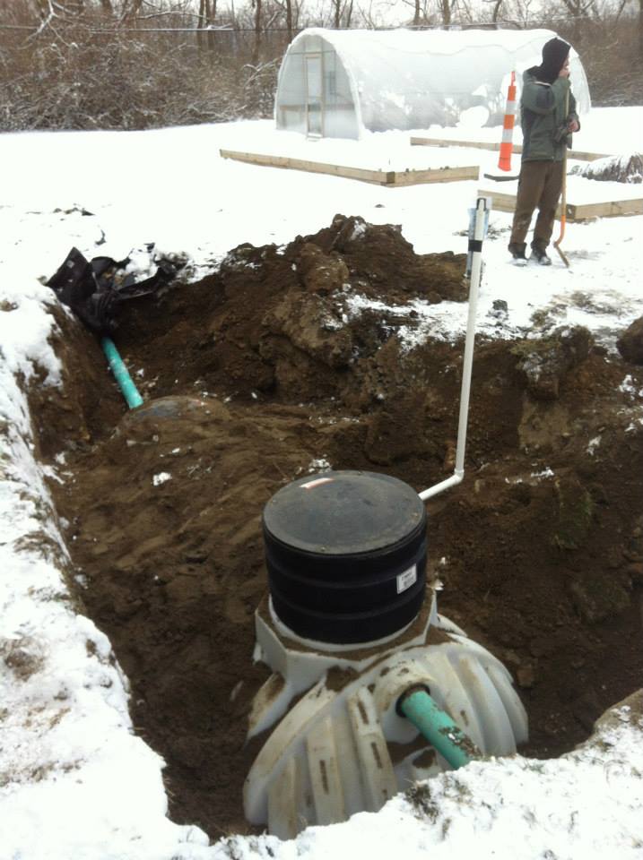 norwesco underground cistern installation