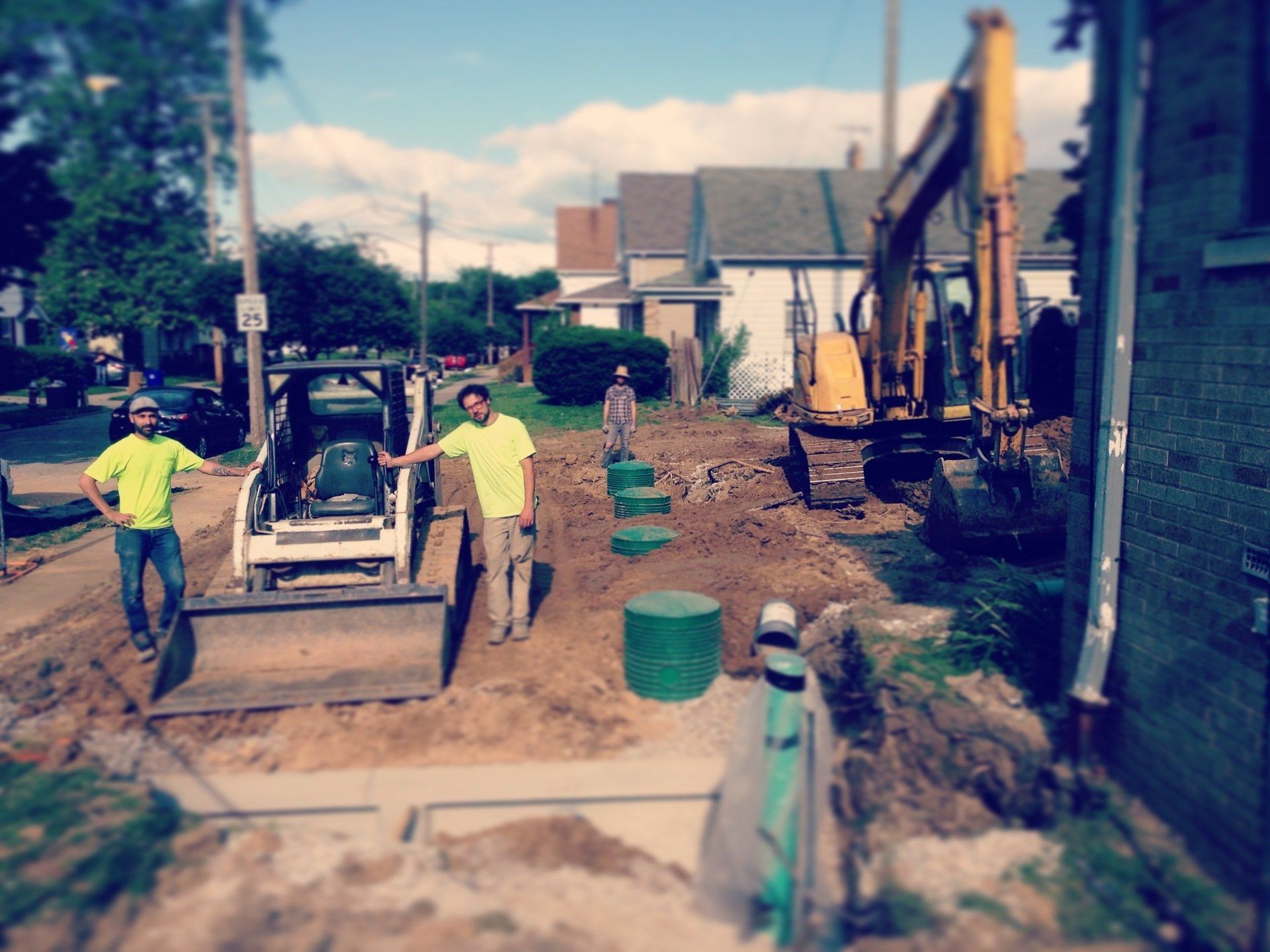 rain harvesting irrigation system concrete