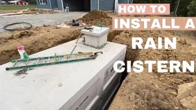 Rainwater Harvesting System Installation