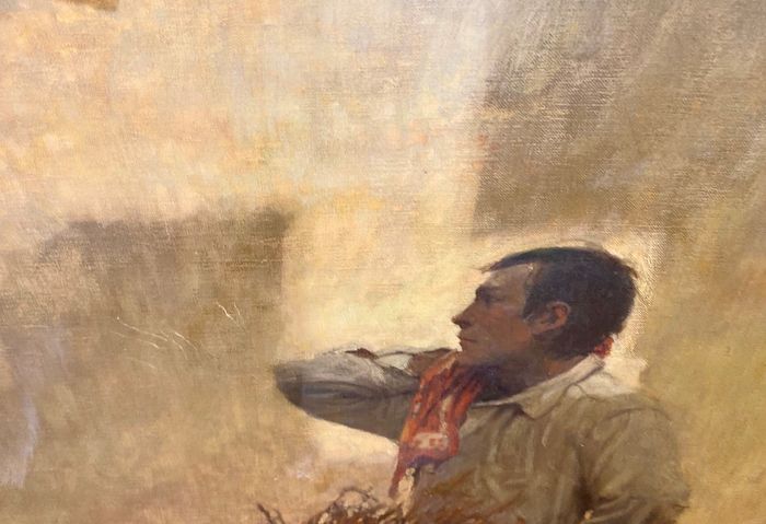Painting Of A Man — Scottsdale, AZ — Art Restoration By Gay Kingsley Ph.D