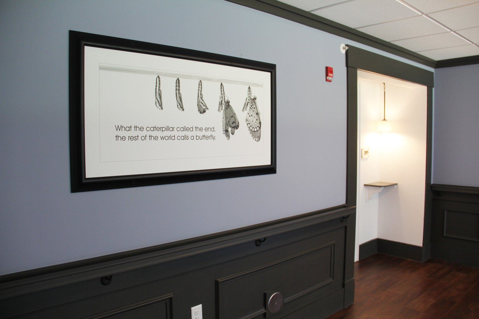 The Commons at Madaline Park decor on the walls