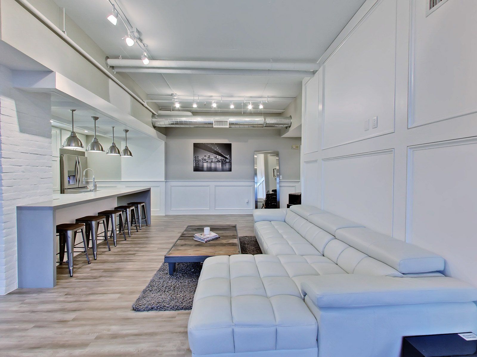 Northside lofts living room