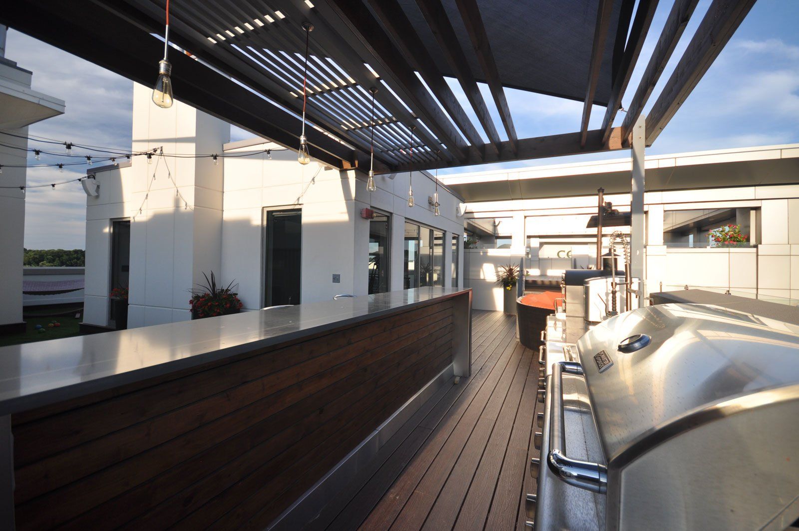 Northside lofts outdoor bar