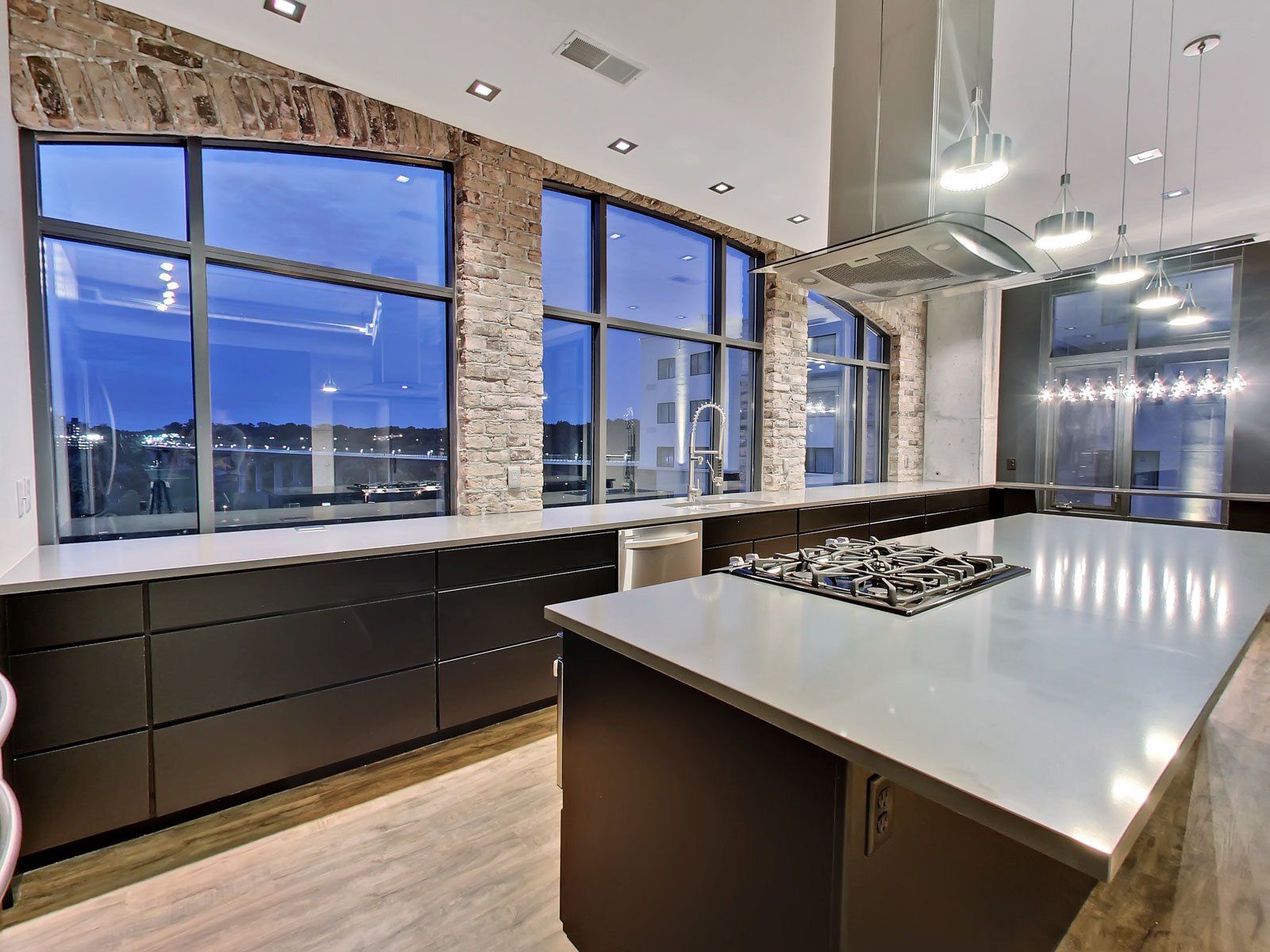 Northside lofts modern kitchen