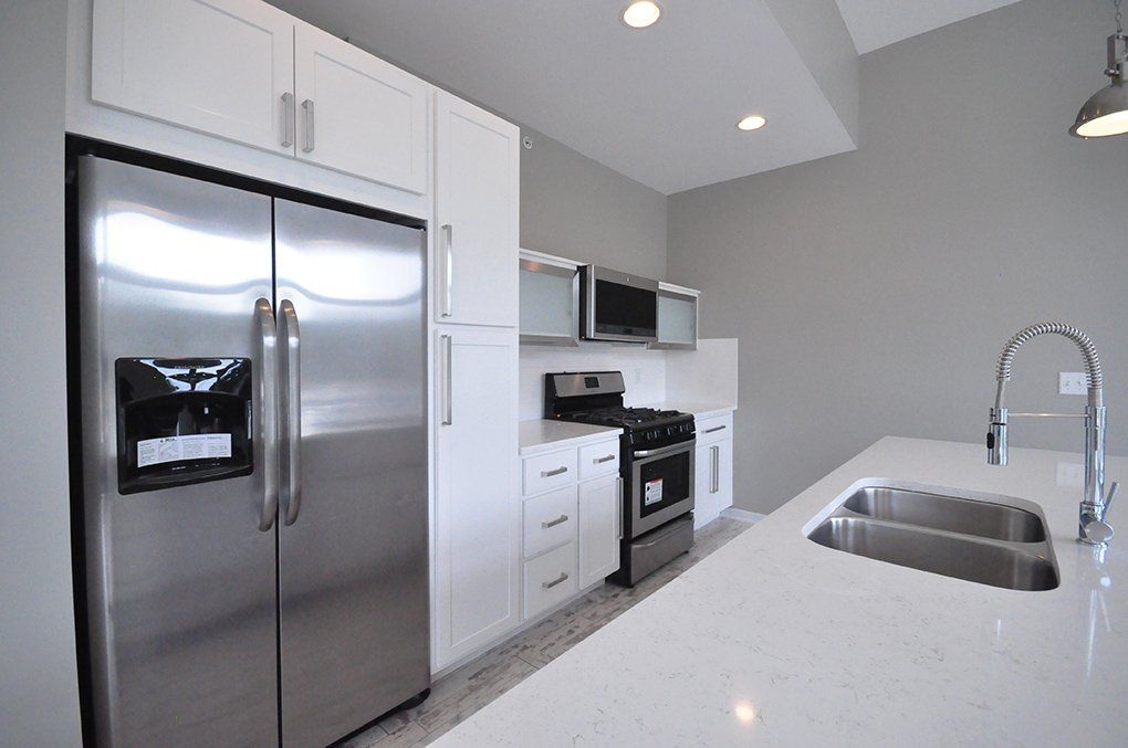 kitchen with stainless steel appliances