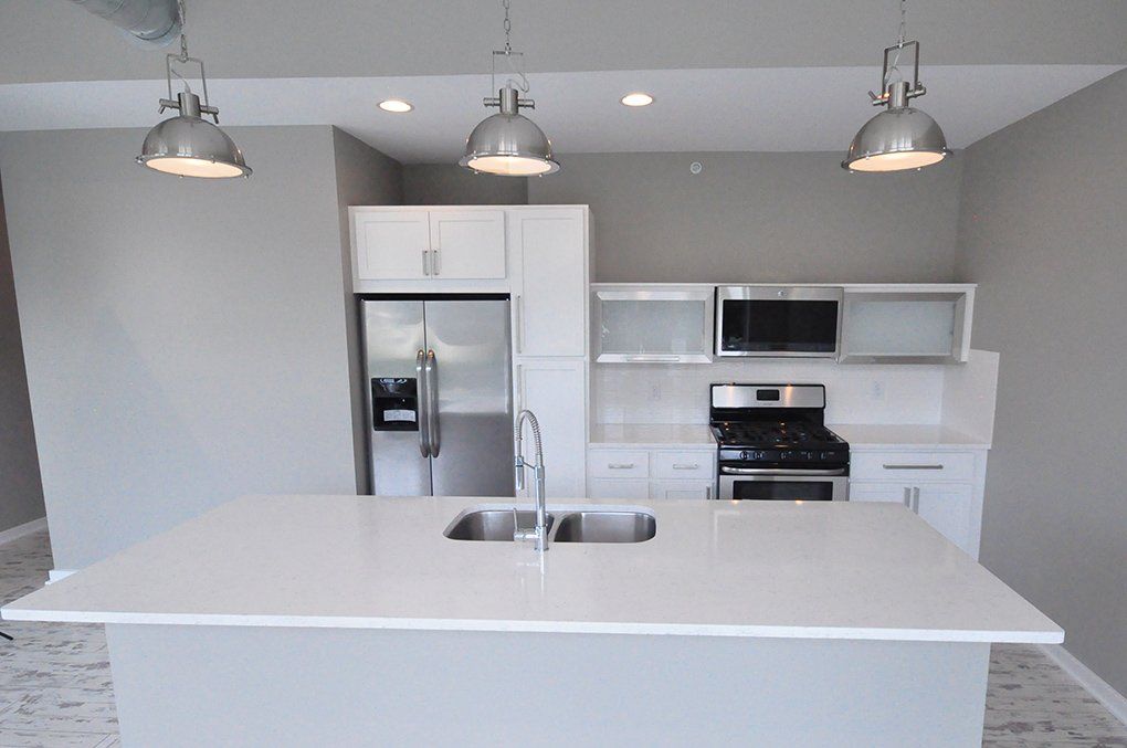 kitchen with stainless steel appliances