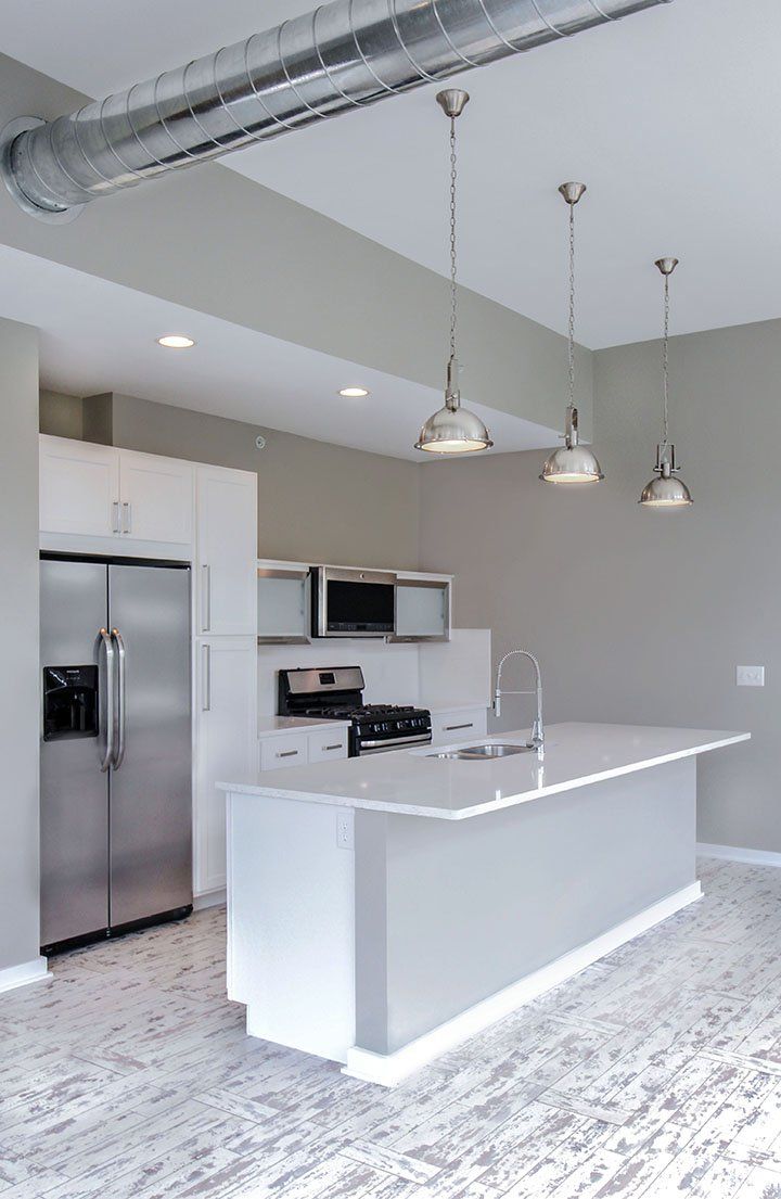 kitchen with stainless steel appliances