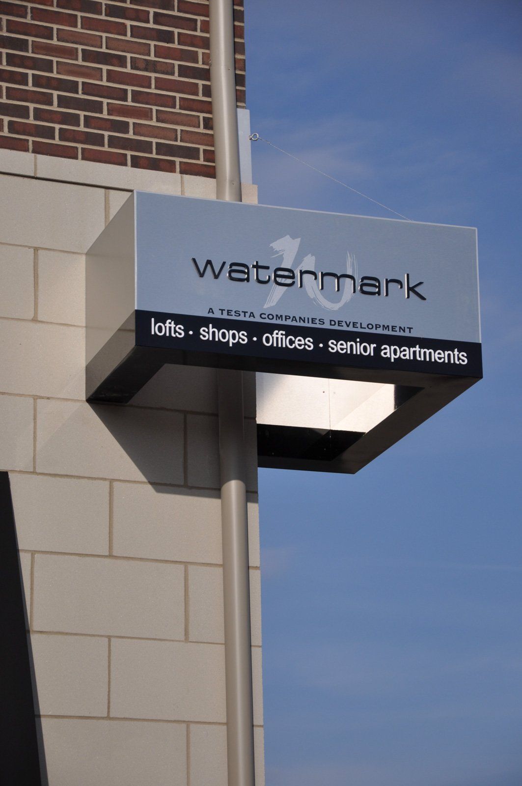 watermark signage