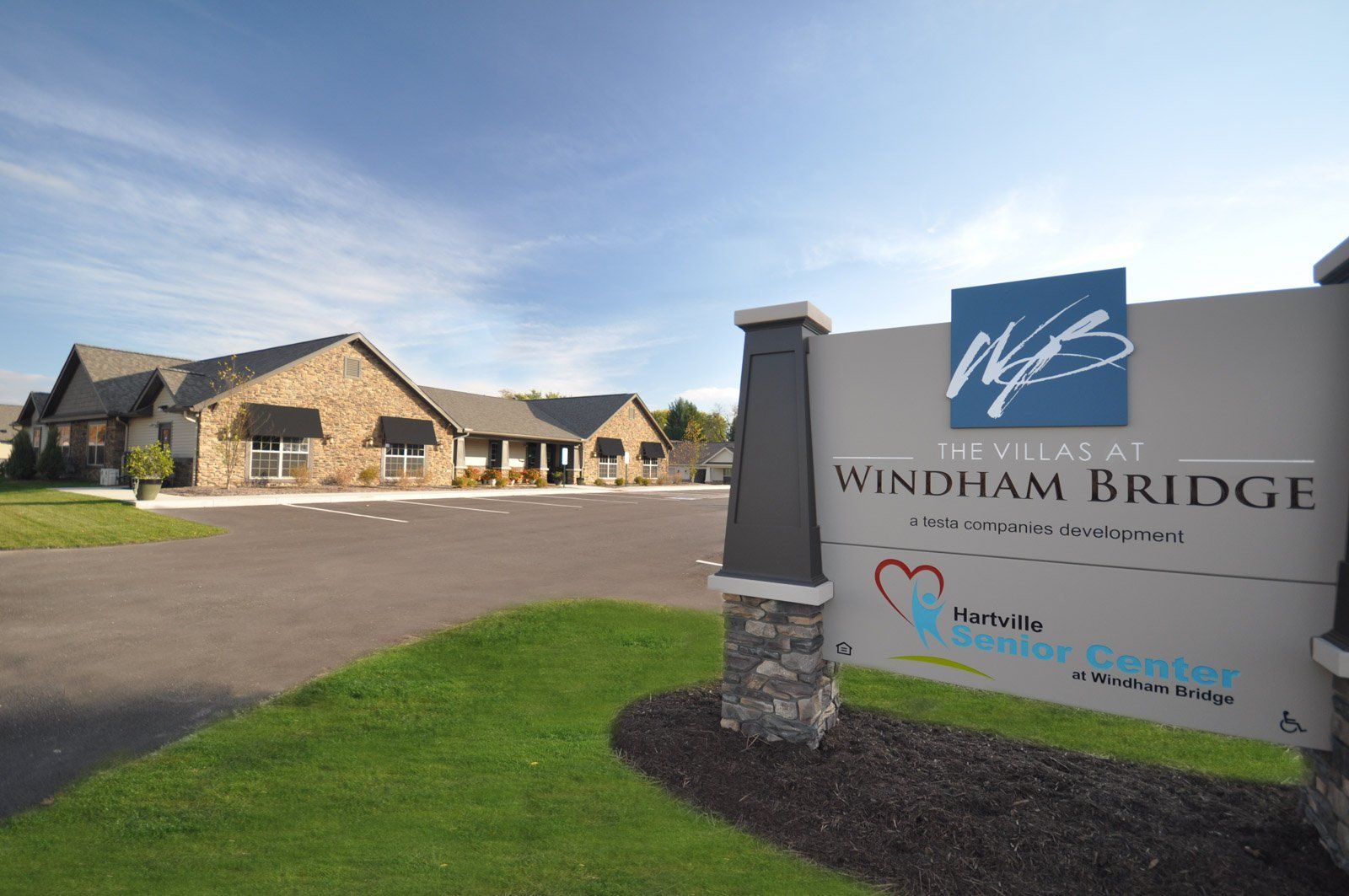 Windham Bridge exterior with signage
