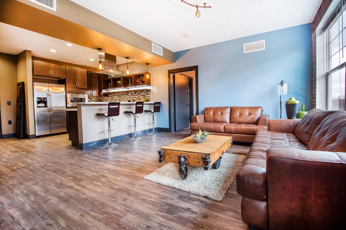 Tallmadge Town center living room