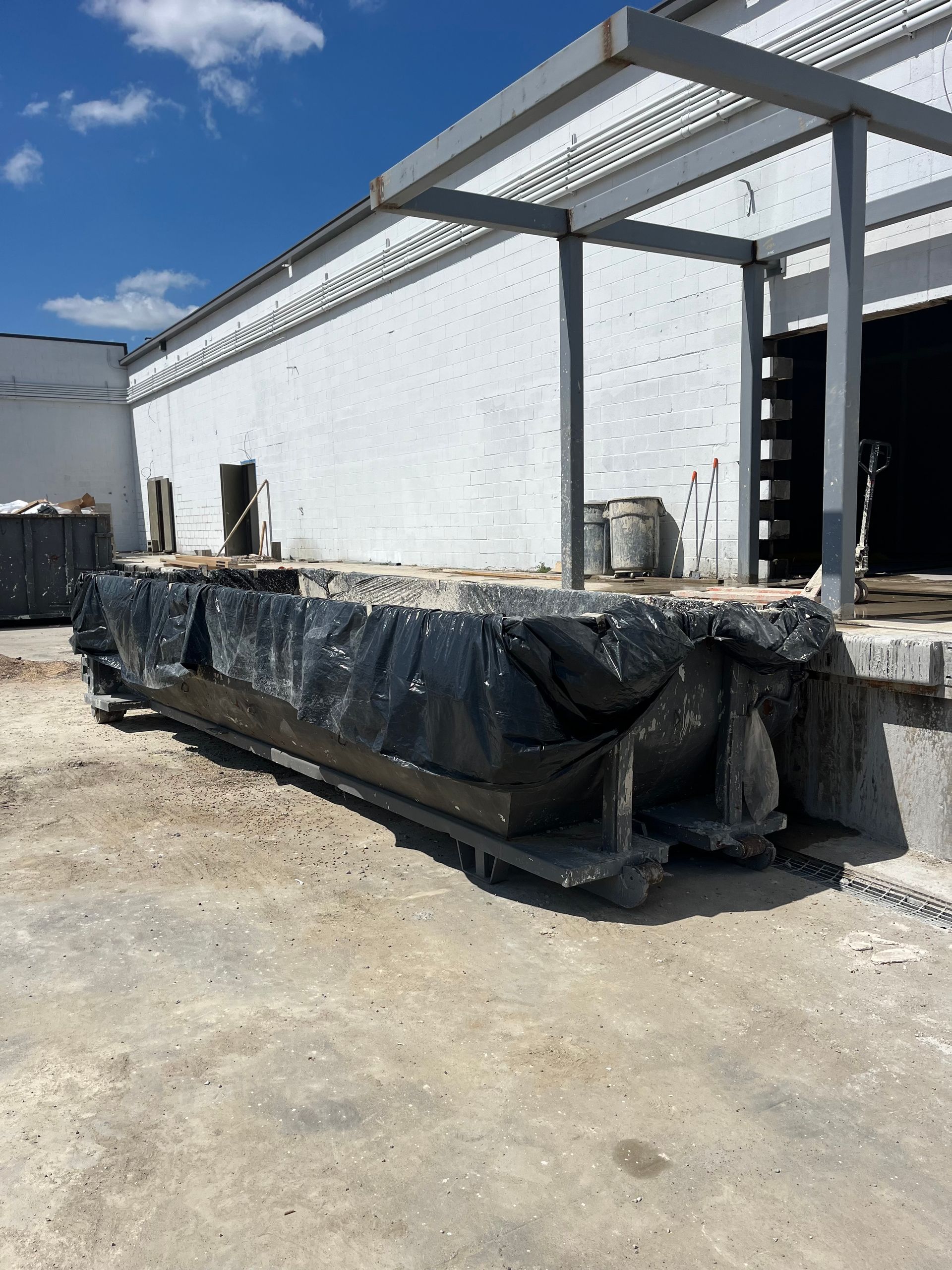 commercial use dumpster