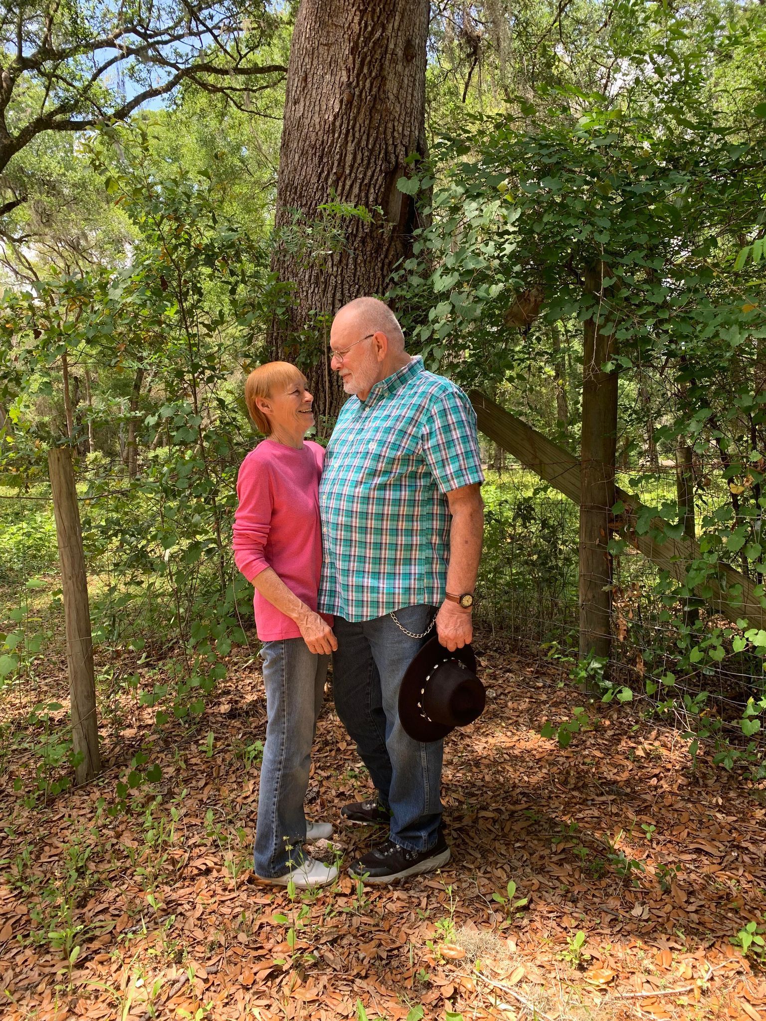 Man with multiple cancers and his wife, after treatment at Mayo Clinic in Florida