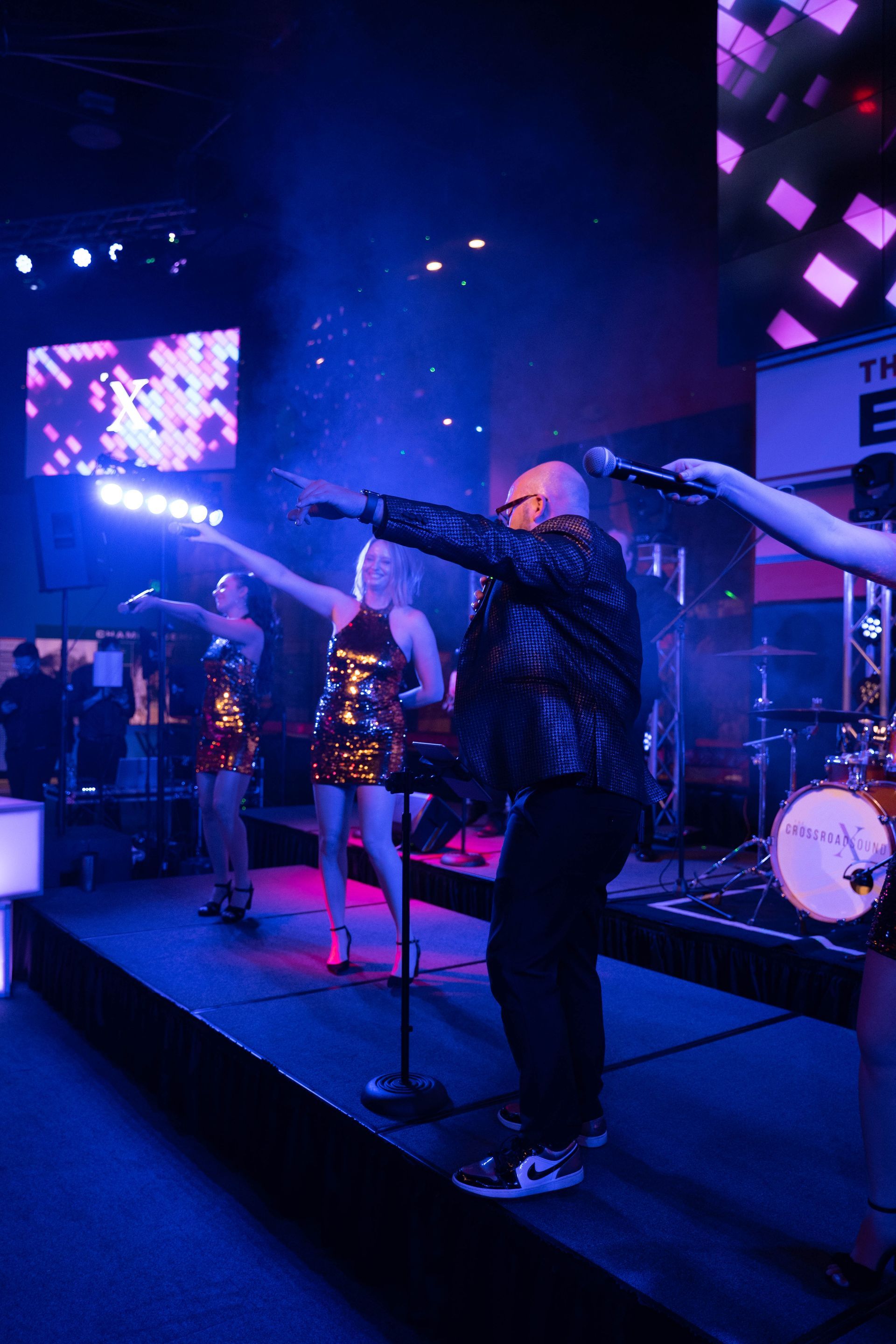 people dancing at the 100 year ICL anniversary party