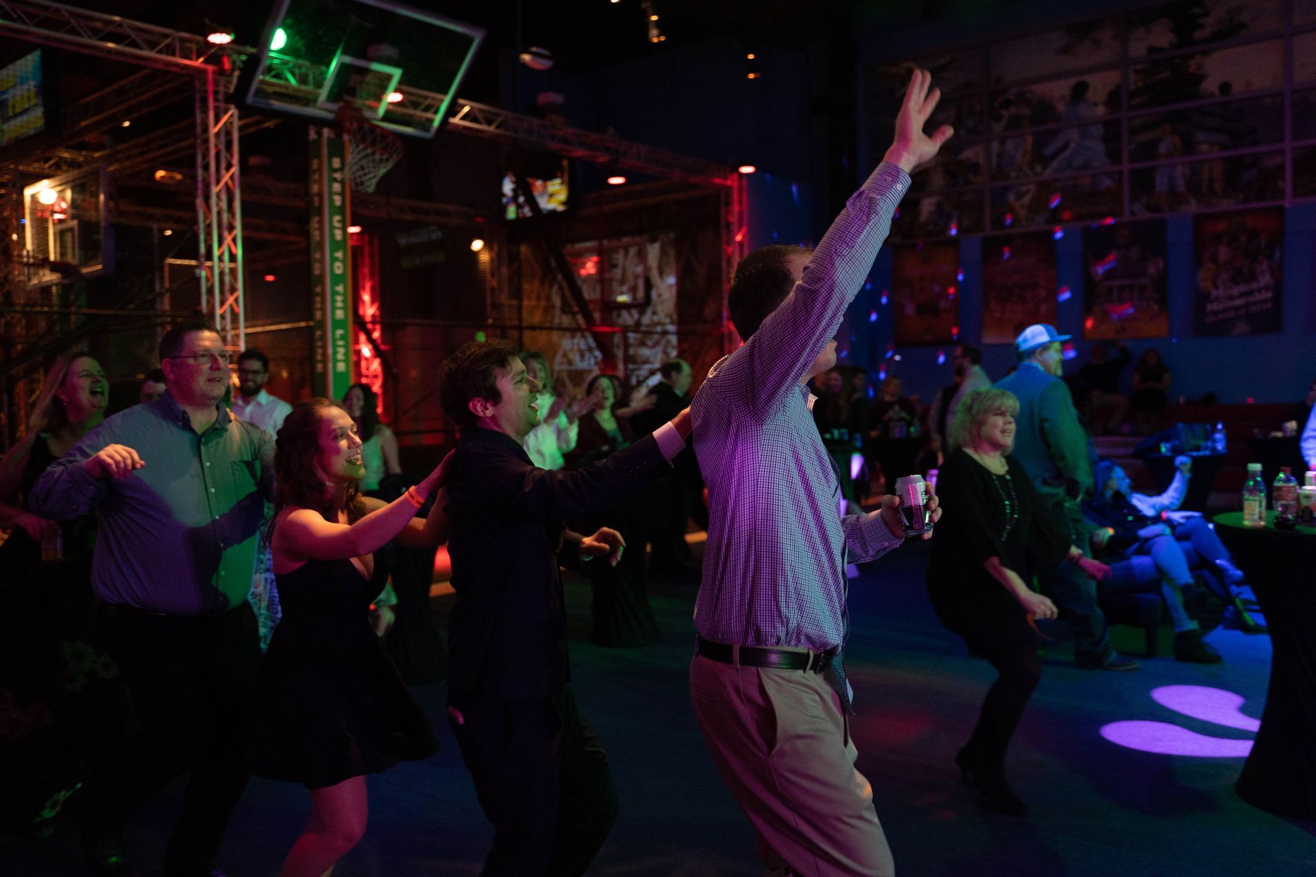 people dancing at the 100 year anniversary party