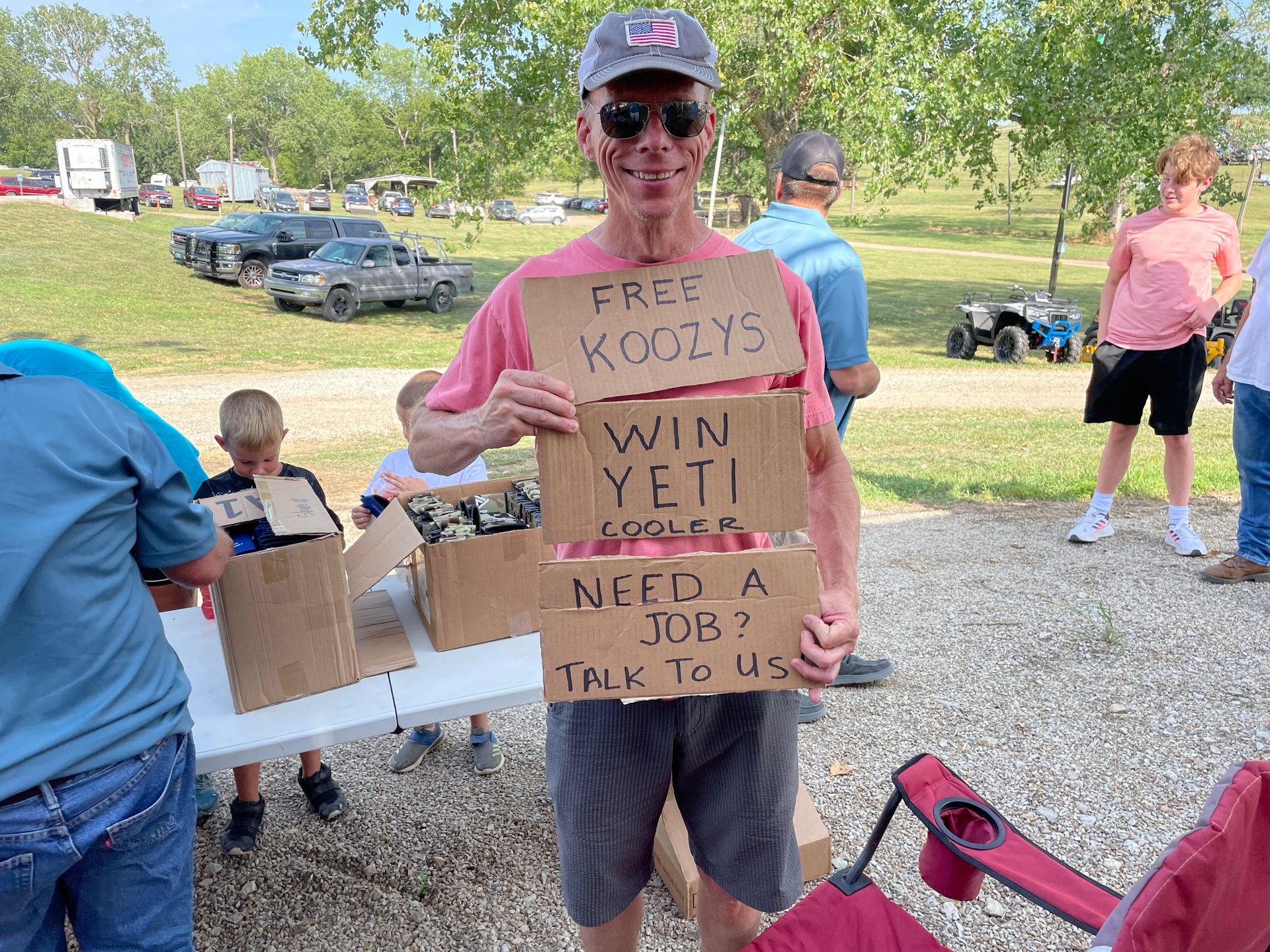 Free Kooxy, Win Yeti, Apply for a job. These are sign help up by an ICL employee.