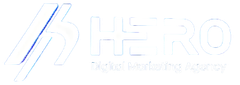 Logo for HERO, a digital transformation agency; 