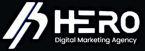 A logo for a digital marketing agency called hero