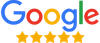 Google logo with four stars below.