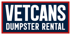 A blue and red sign that says veterans on it