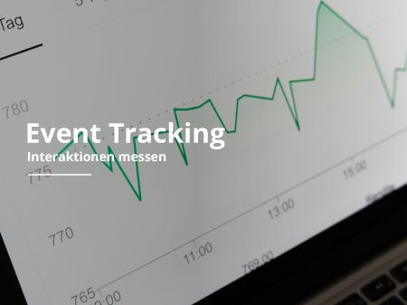 Ein Laptop, welcher ein Analytics-Tool geöffnet hat und die Interaktionen einer Webseite analysiert