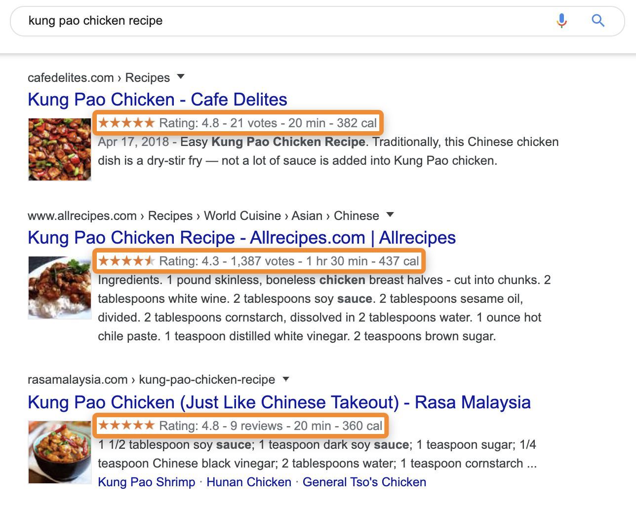 Rich snippets rich snippets in der Google Suche