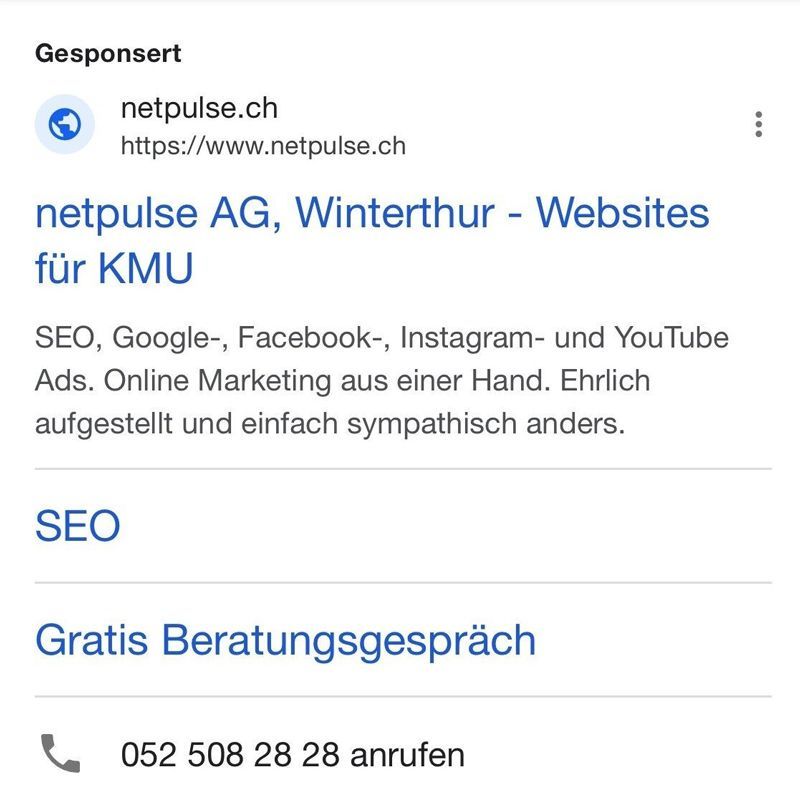 Google Ads werden neu als gesponsert markiert