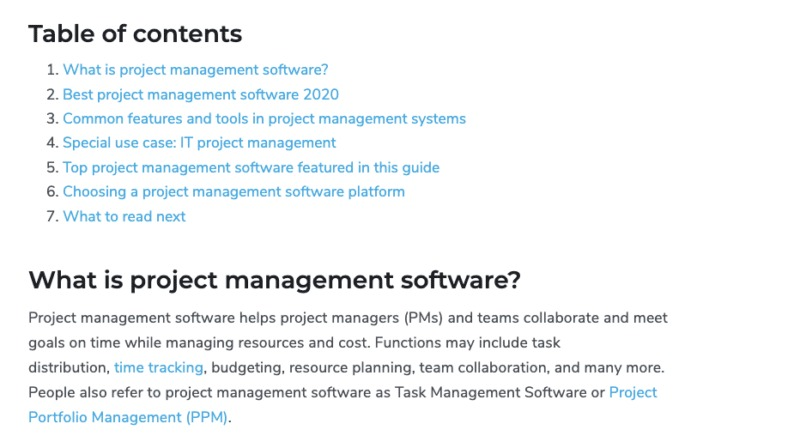 Beispiel einer Grafik für ein Snippet von TechnologyAdvice