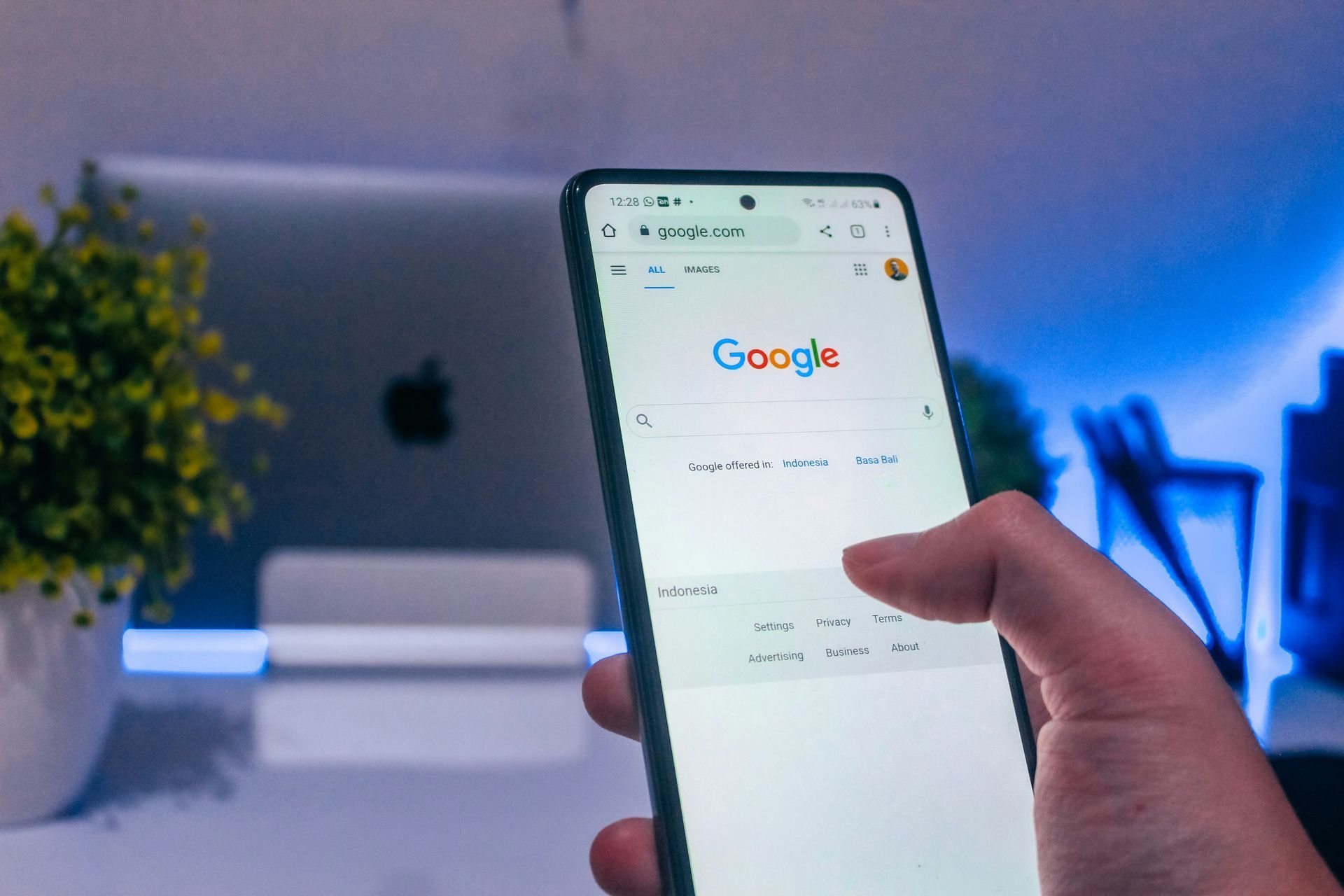 Eine Google-Suchleiste