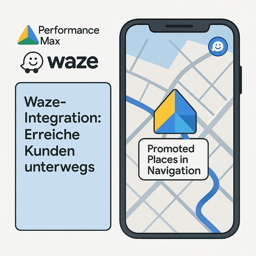 Illustration von einem Handy, welches eine Map zeigt.
