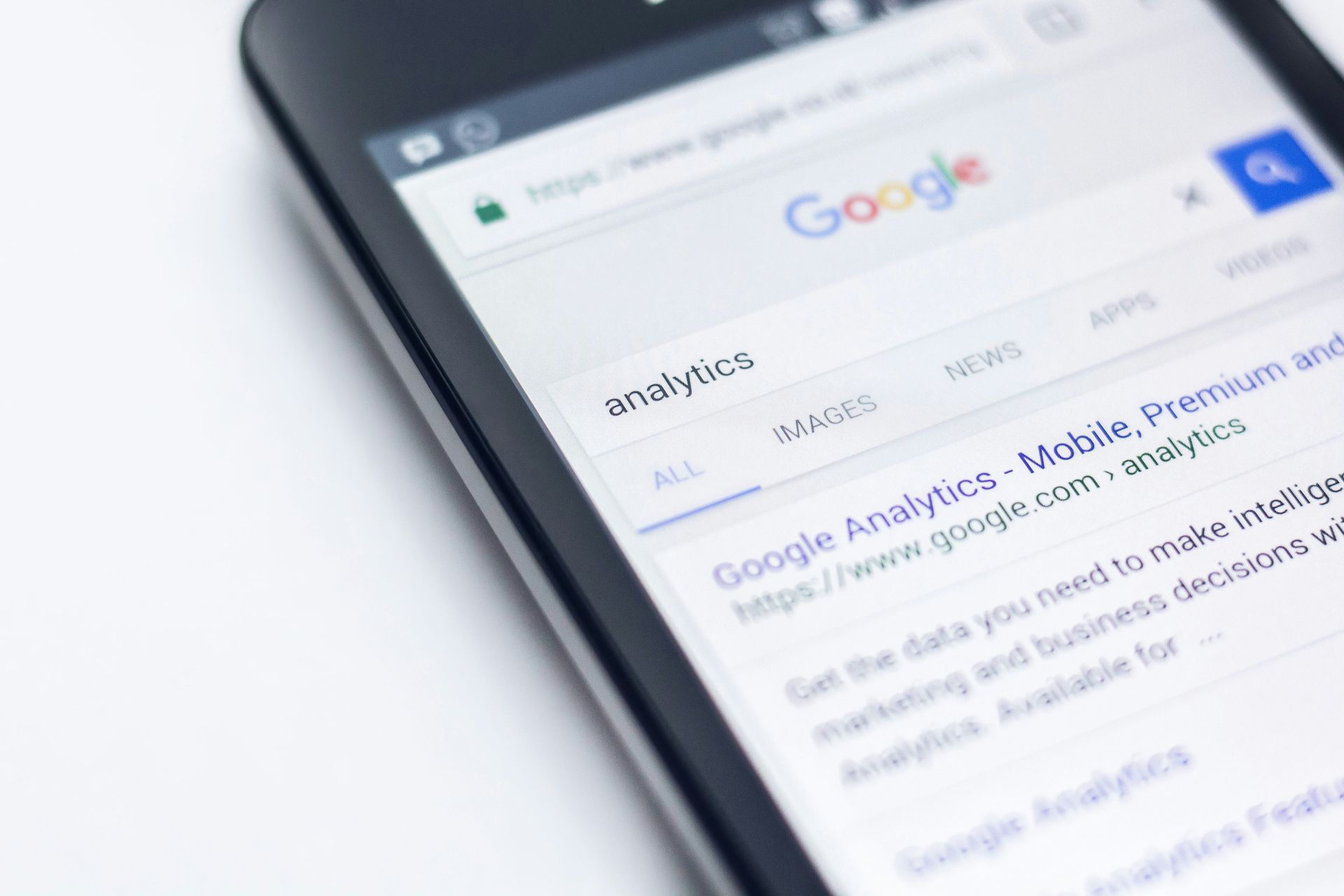 Eine Google-Suchleiste