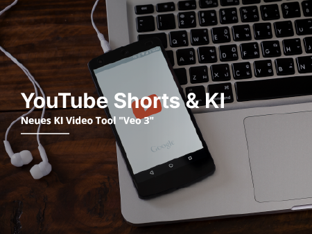 Ein Handy mit YouTube geöffnet