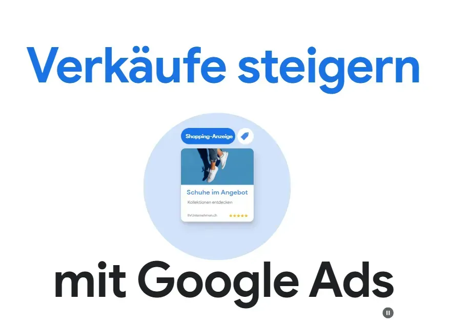 Steigern Sie Ihren Umsatz mit Google Ads, dargestellt anhand eines Google-Anzeigenbeispiels.