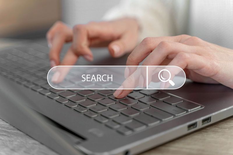 Search engine homepage concept for netpulse AG clients