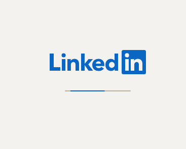 LinkedIn-Logo mit Ladebalken.