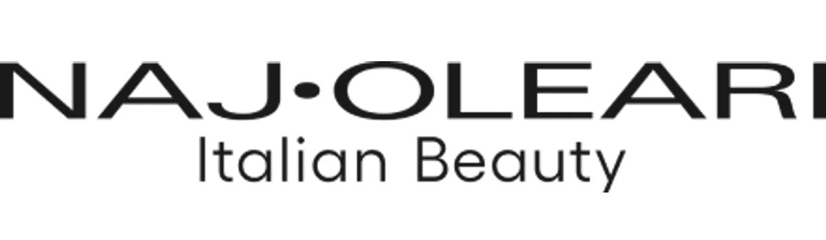 Logo NAJ-OLEARI Italian Beauty in nero.
