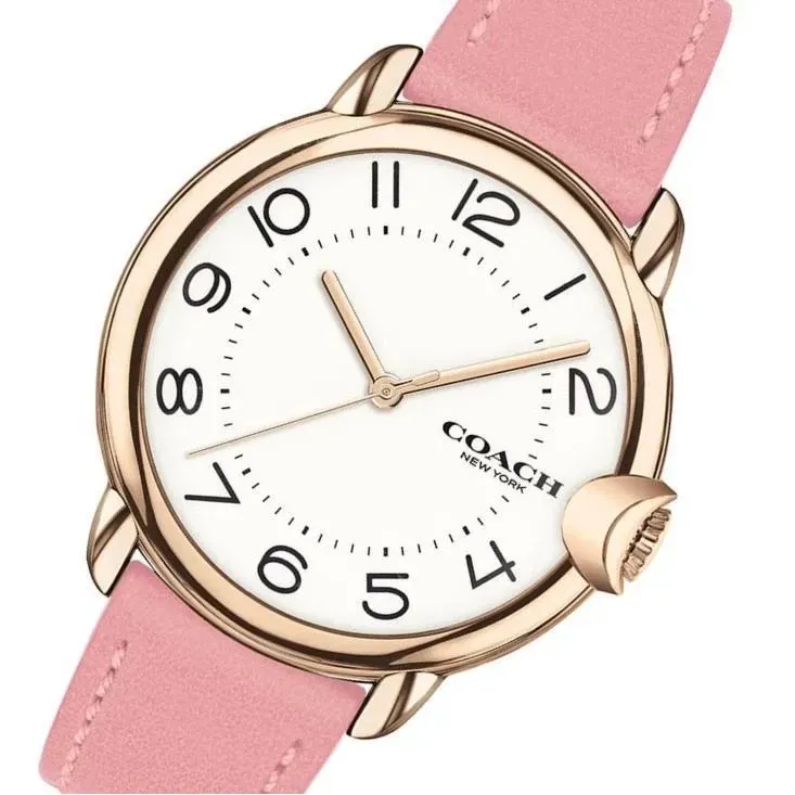 【COACH】時尚淑女皮帶錶 36mm (14503608)-funtastic方采