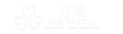 A white logo on a white background that says `` fantastic crafting the immortal ''.