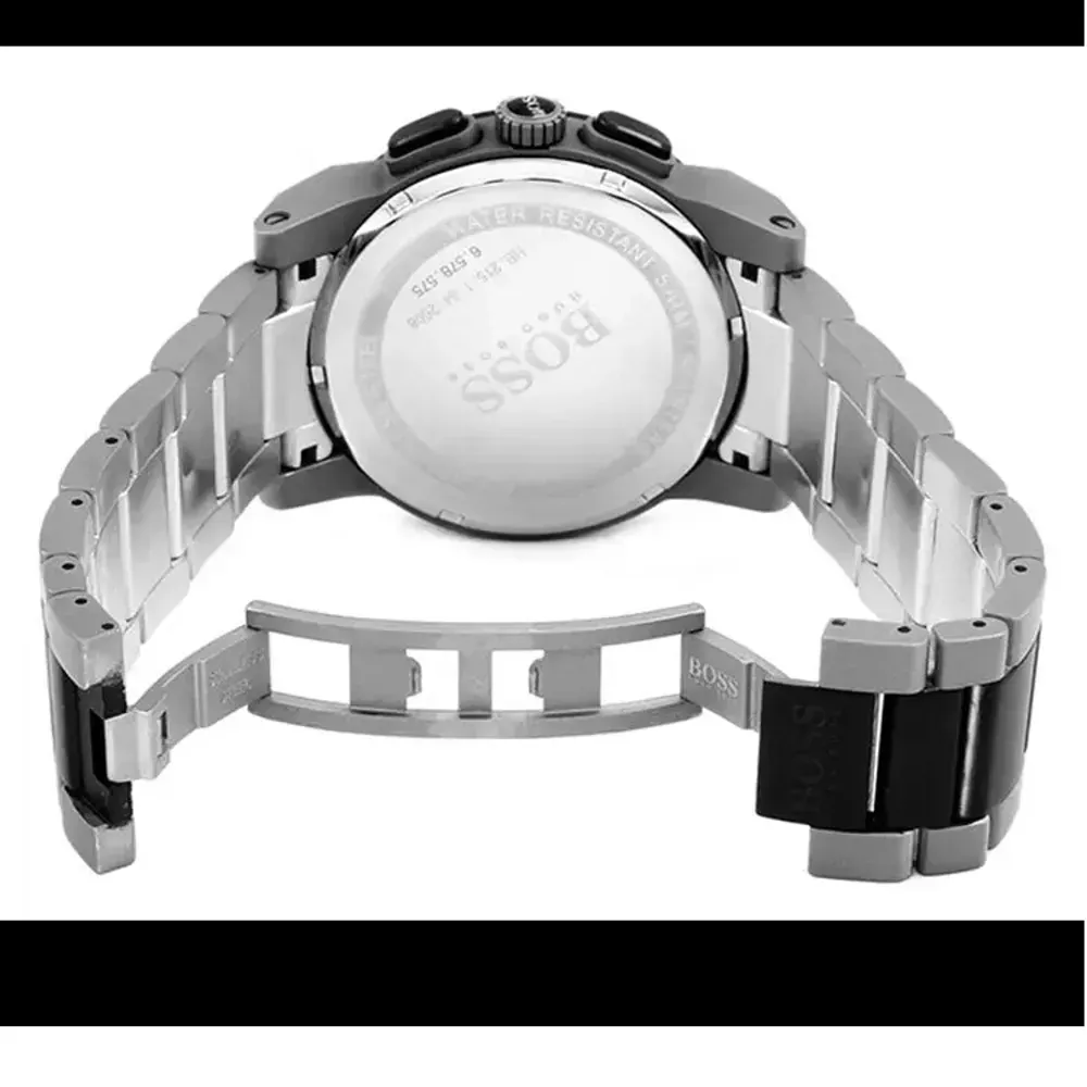 限時下殺!優惠中【HUGO BOSS】 Black簡約流線時尚男錶 46mm (H1512958)-funtastic方采