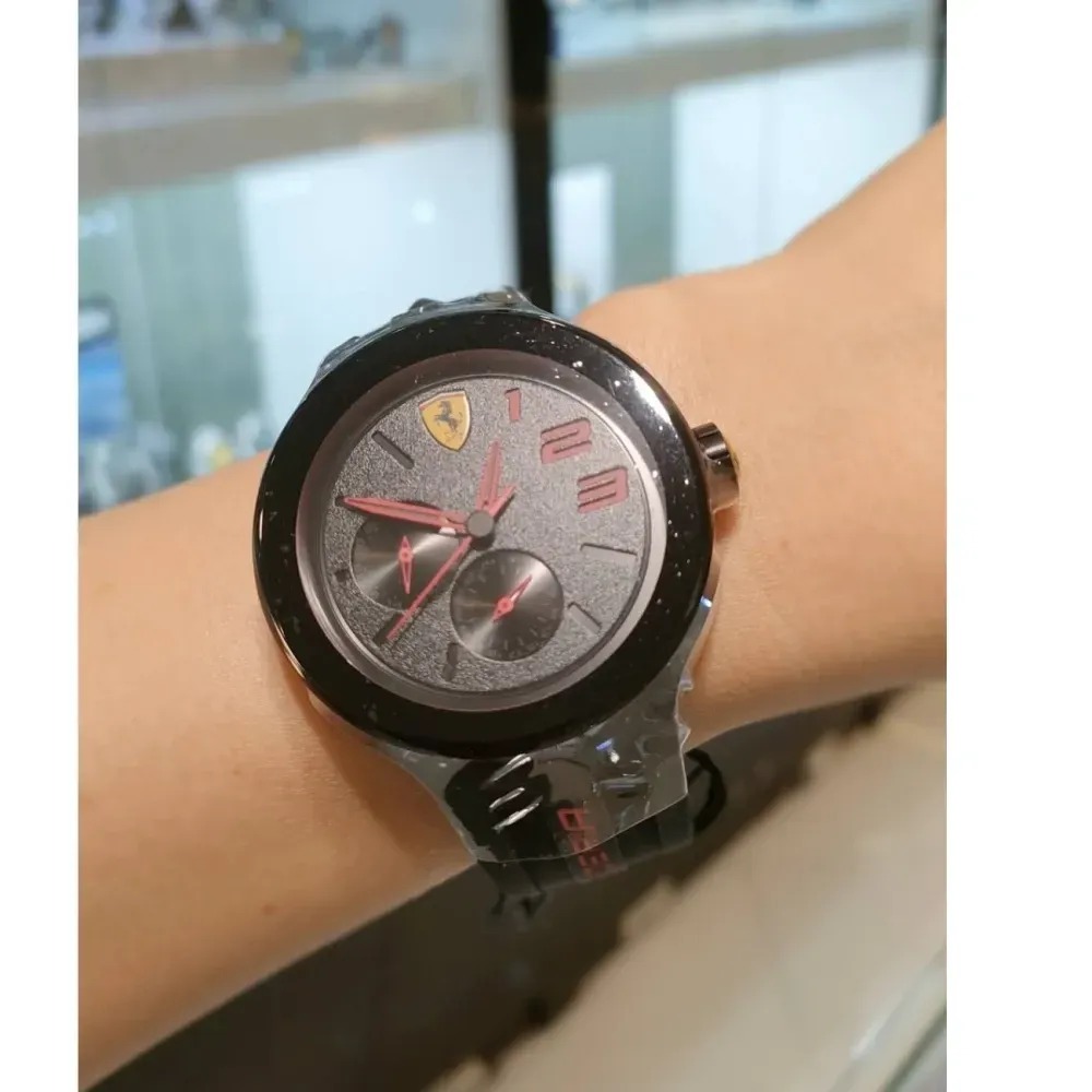 【FERRARI 法拉利】狂法拉利時尚流行速度運動錶 44mm (0830223)-funtastic方采