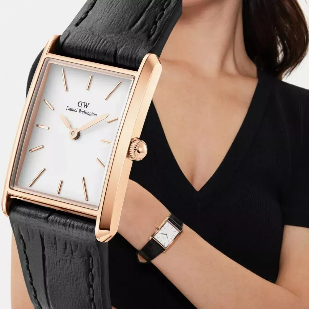 【DW】 Daniel Wellington Quadro 時尚皮帶錶款 (DW00100693)-funtastic方采