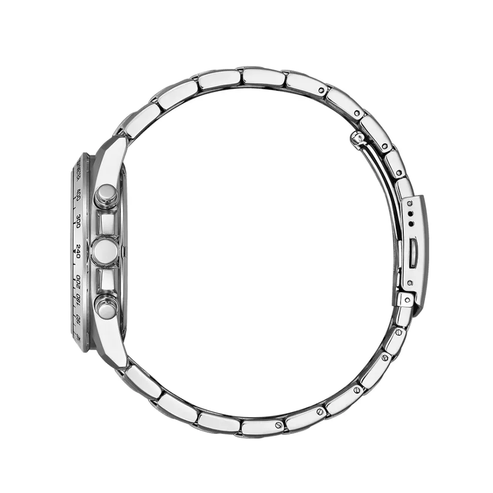 【CITIZEN 星辰】Chronograph 黑色三眼計時石英手錶 44mm (AN8230-59E) 附提袋-funtastic方采