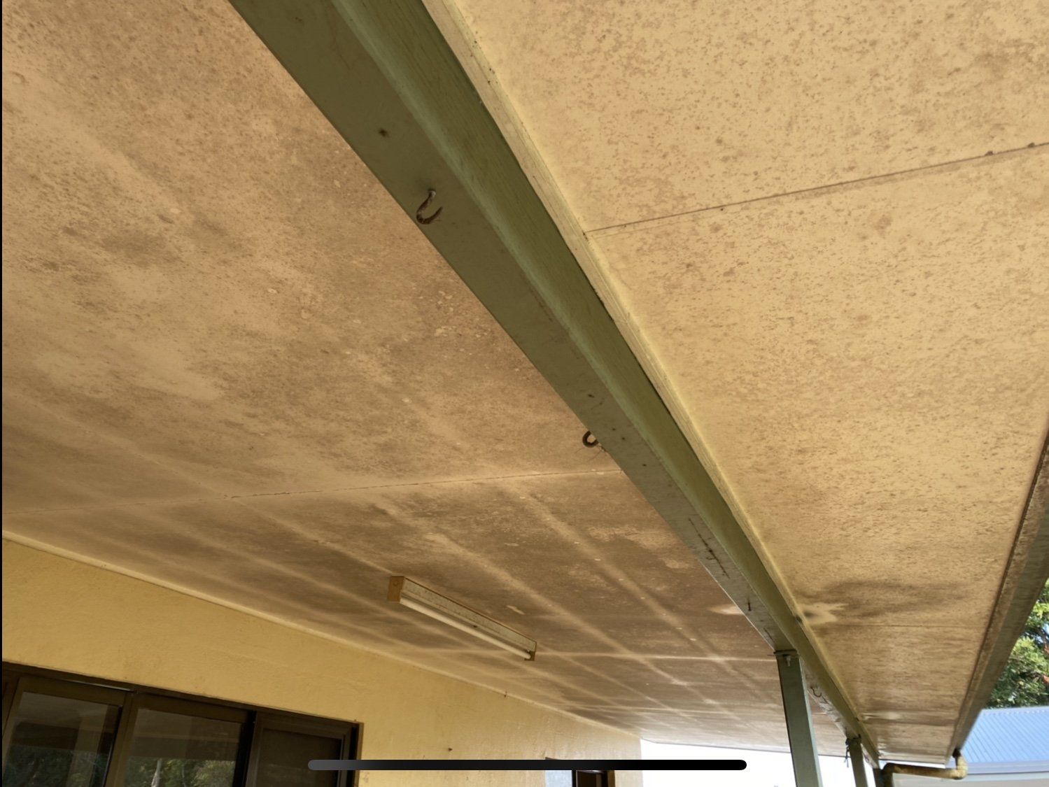 The Ceiling Before Cleaning — FNQ Pressure Cleaning  in Atherton, QLD
