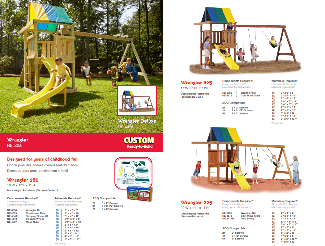 Playground Sets - Rocky Mount & Greenville, NC - Salt Wood Products