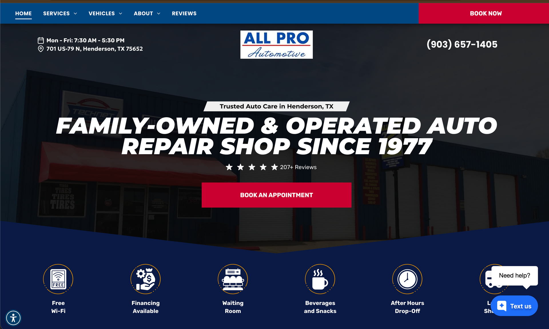 Auto Repair Services in Henderson, TX | All Pro Automotive