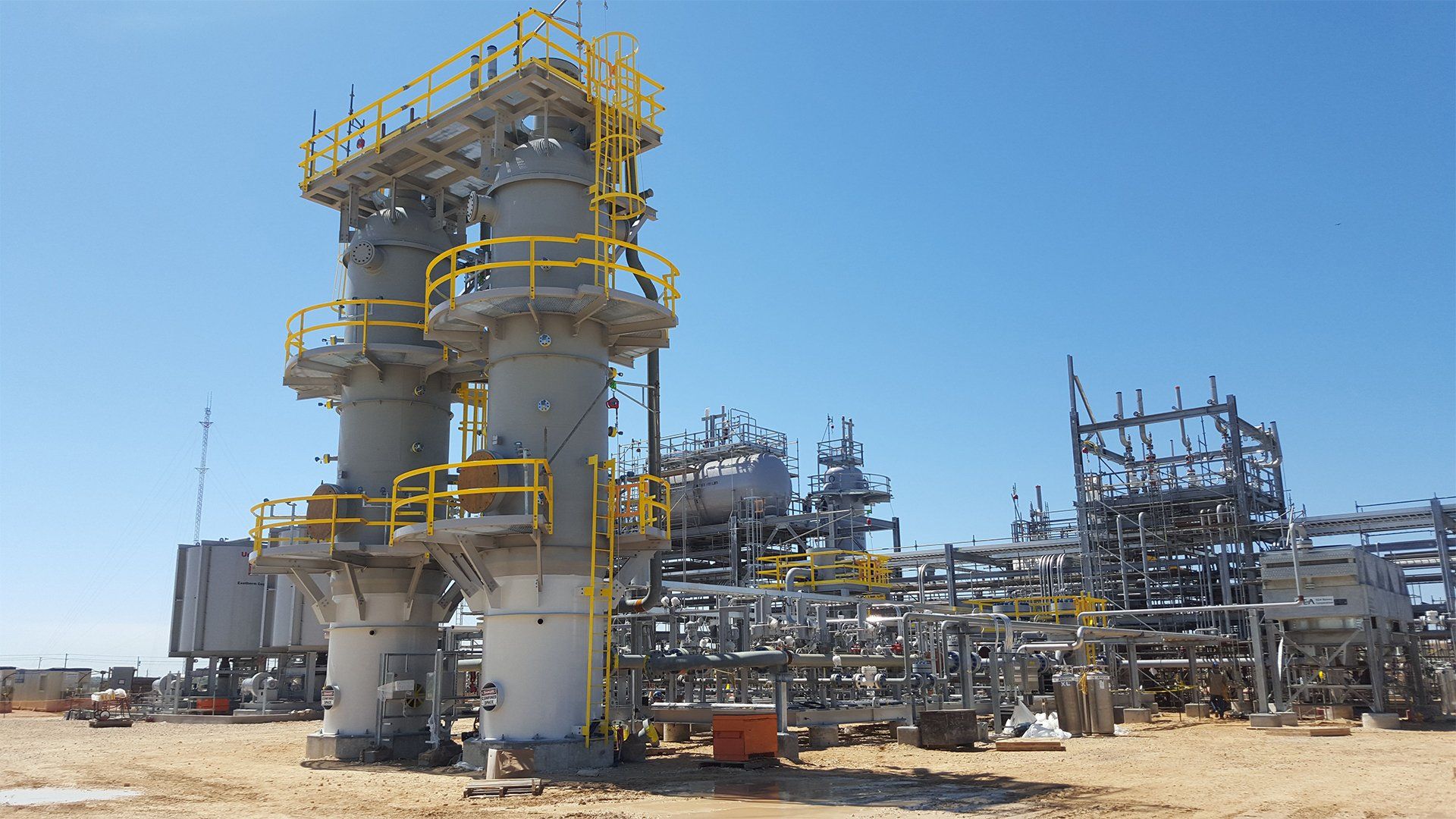 LNG Plant Under Construction