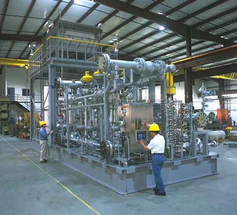 Petroleum Plant Equipment In Factory