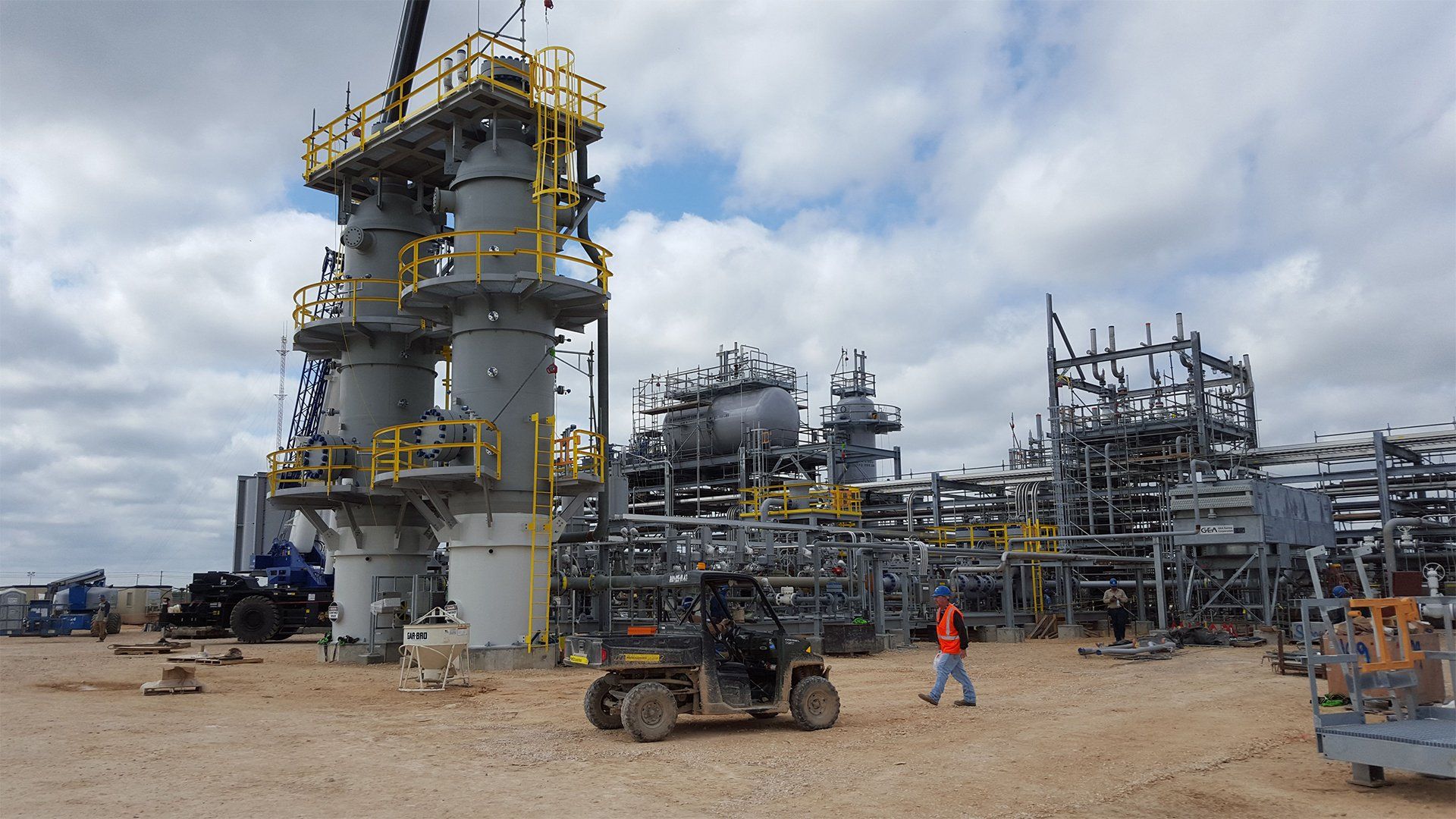 LNG Plant Under Construction