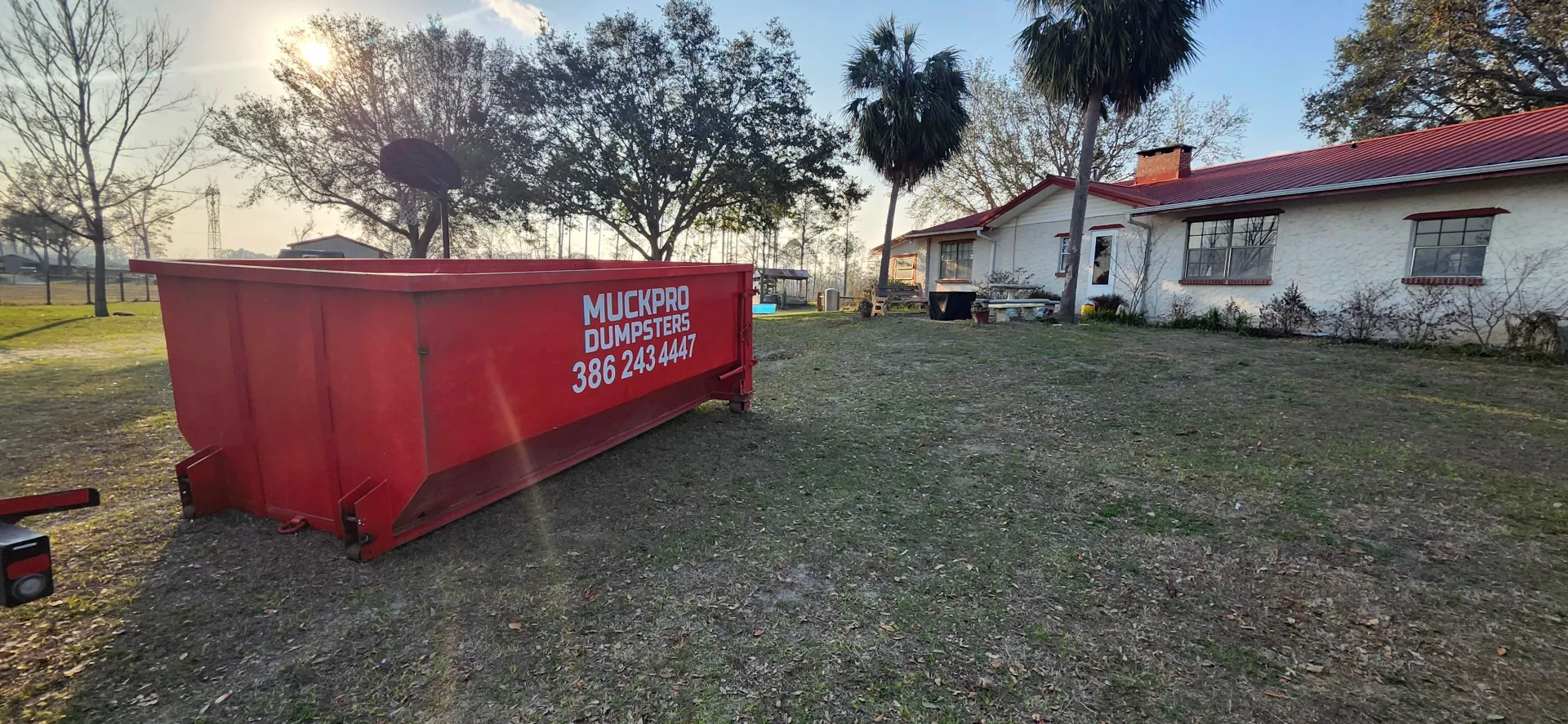 Dumpster in Live Oak, Florida