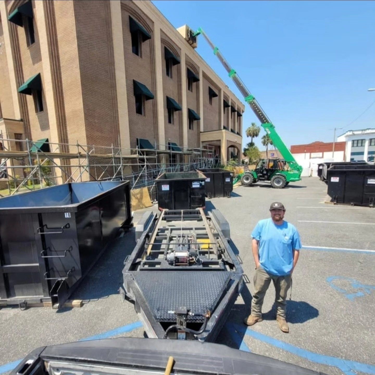 15 yard roll off dumpster
